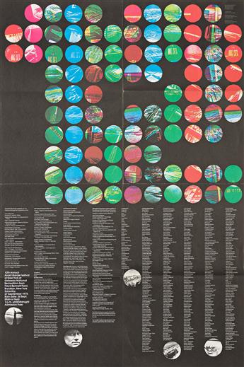 JIM MCWILLIAMS (1937- ) Five posters from Charlotte Moormans New York Avant Garde Festival.